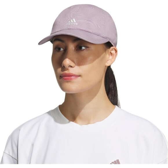 Adidas Women\'s Purple Off White Baseball Adjustable Cotton Athletic Relaxed Hat main image 4